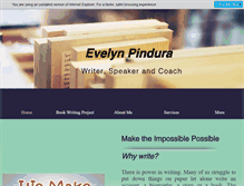 Tablet Screenshot of evelynpindura.com